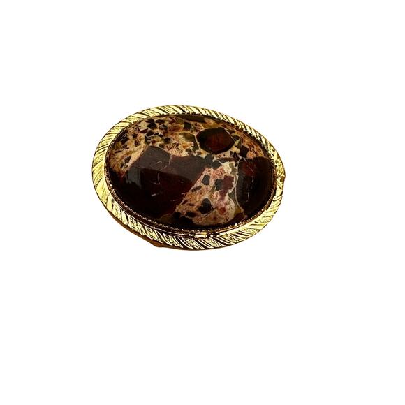 Leopard Jasper Brooch and Pendant - Picture 3 of 6